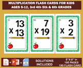 Multiplication Flash Cards For Kids Ages 5-12, All Facts 2