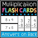 Multiplication Flash Cards - Math Facts 0-12 Flashcards - 