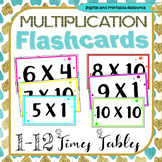 Multiplication Flash Cards with Answers on Back, Multiplic