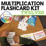 Multiplication Facts Fluency Flashcards Practice: 12s TWELVES