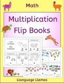 Multiplication Flip Books - Times Tables 2 to 10 - cute an