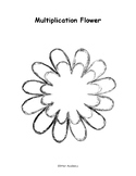 Multiplication Flower to build the multiplication table by