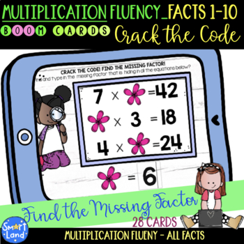 Preview of Multiplication Fluency All Facts | Crack the Code