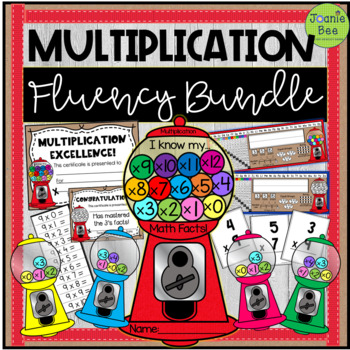 Preview of Multiplication Fluency Bundle 