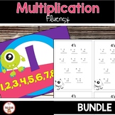 Multiplication Fluency Bundle | Monster Theme