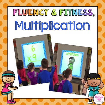 Preview of Multiplication Math Facts Fluency & Fitness® Brain Breaks
