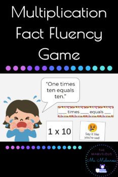 Preview of Multiplication Fact Fluency Game