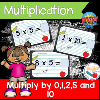Preview of Multiplication Fluency: Multiplying by 0,1,2,5, and 10