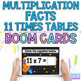 Multiplication Facts - 11 Times Tables - Space Themed Digi