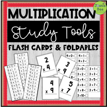 Preview of Multiplication Fluency Pack - Flashcards & Foldables 