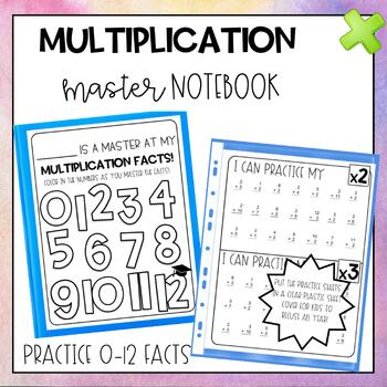 Preview of Multiplication Fluency Practice Book