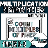 Multiplication Math Fact Fluency Strategy Posters for Fact