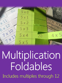 Multiplication Flash Cards {Multiplication FOLDABLES for c