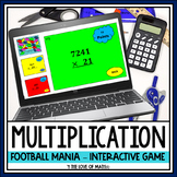 Multiplication: Football Mania (5.NBT.5)