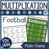 Multiplication Fluency Football Partner Game Basic Facts u