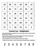 Multiplication Four in a Row Game