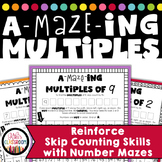 FREE Multiplication Worksheets - Fun Mazes to Practice Multiples & Skip Counting