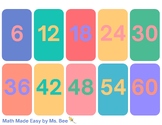 Multiplication Game Boards