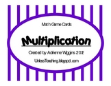 Multiplication Game Cards *FREE*