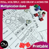 Multiplication Game Facts to 10 Math Craft Roll, Multiply,