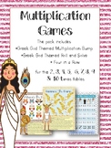 Greek God themed Multiplication Games