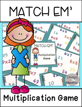 Preview of Multiplication Game for Fact Fluency | Math Fact Centers or Stations