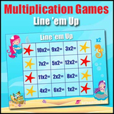 MULTIPLICATION GAME - Line 'em Up - 2x to 12x Times Tables Game