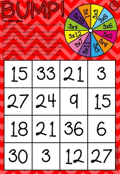 multiplication game 3 times table
