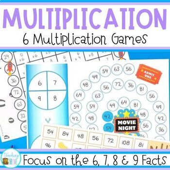 multiplication games by teaching trove teachers pay teachers