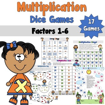 Preview of Multiplication Dice Games