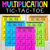 Multiplication Games Printable Tic Tac Toe Game Boards Fact Fluency 0-12