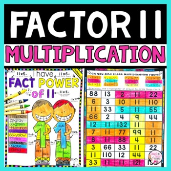 Multiplication Games and Activities - Multiplying by 11 by Count on Tricia