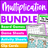 Multiplication Worksheets, Games & Activities Bundle Multi