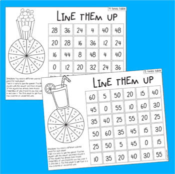 multiplication games for each multiplication fact by