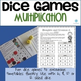 Multiplication Games with Dice