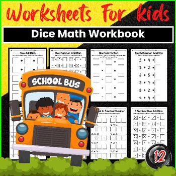 Preview of Multiplication Games with Dice Math Worksheets