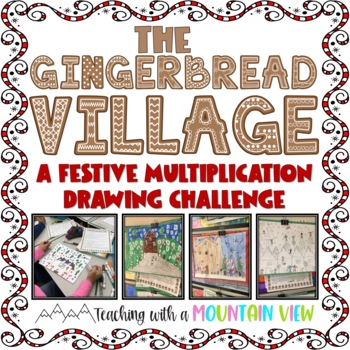 Preview of Multiplication Gingerbread Village