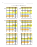 Multiplication Grid Paper - Blank