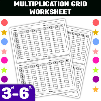 Preview of Multiplication Grid - Worksheet