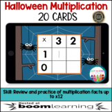 Multiplication Grids Boom Cards Halloween