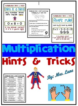 Preview of Multiplication Hints and Tricks