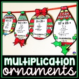 Multiplication Ornaments Activity for Christmas Winter Holidays