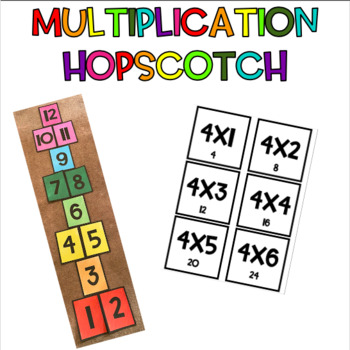 Preview of Multiplication Hopscotch