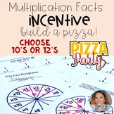 Multiplication Fact Mastery Incentive - Build a Pizza