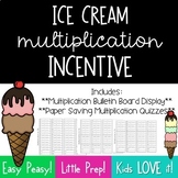 Multiplication & Division Incentive Bulletin Board-Quizzes