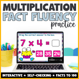 Multiplication Facts Fluency Practice Review Boom Cards 3r
