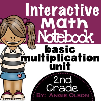 Preview of Multiplication Second Grade Math Notebook