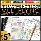 Multiplication Interactive Notebook - Multiplying Whole Nu