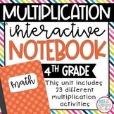 Multiplication Interactive Notebook for 4th Grade