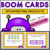 Multiplication: Interpreting Products Boom Cards